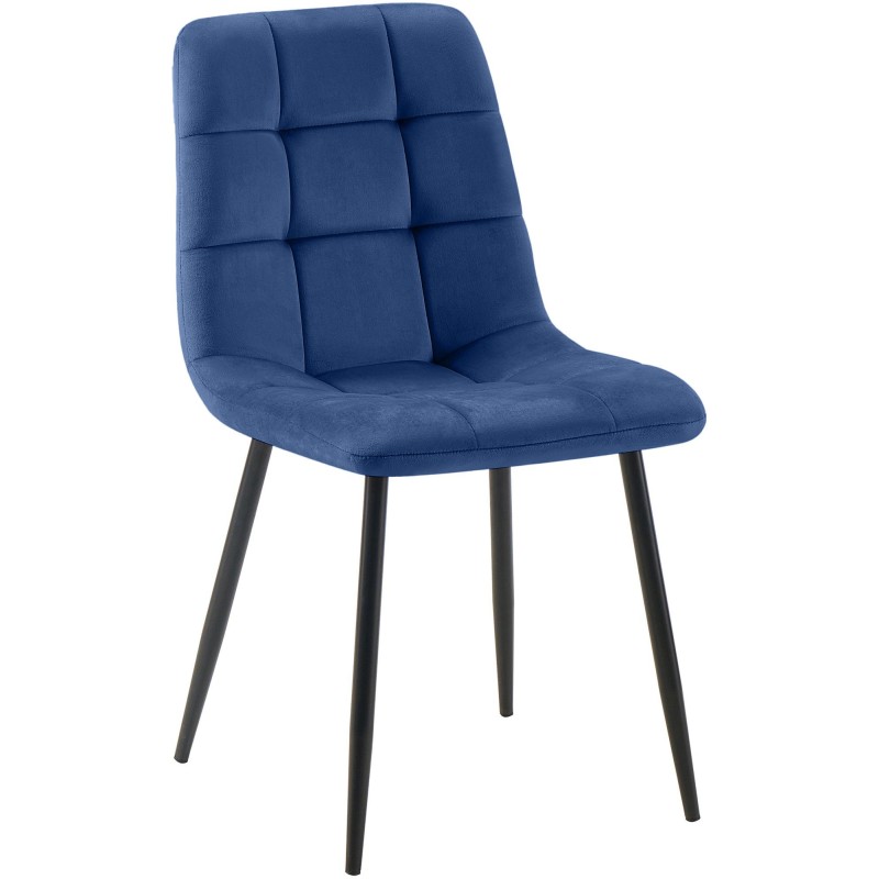 Silla de comedor azul Antibes Silla de comedor azul Antibes