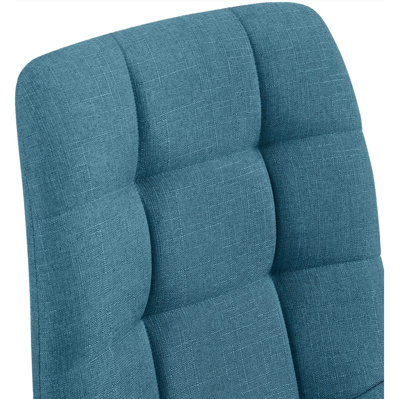 Silla de comedor Tilde en tela azul Silla de comedor Tilde en tela azul