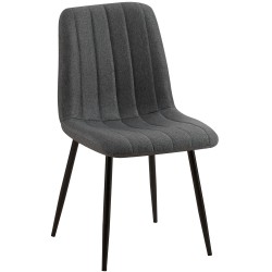 Tela para silla Dijon gris oscuro