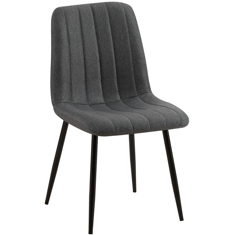 Tela para silla Dijon gris oscuro Tela para silla Dijon gris oscuro