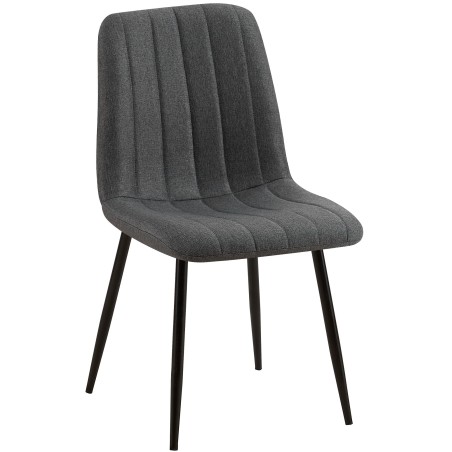 Tela para silla Dijon gris oscuro