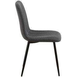 Tela para silla Dijon gris oscuro Tela para silla Dijon gris oscuro