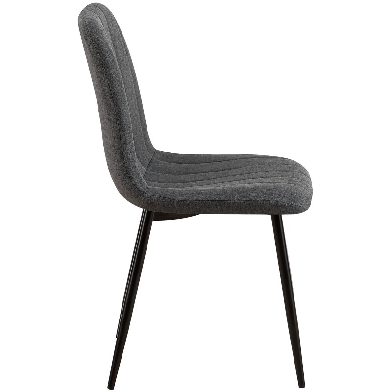 Tela para silla Dijon gris oscuro Tela para silla Dijon gris oscuro