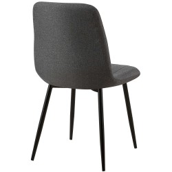 Tela para silla Dijon gris oscuro Tela para silla Dijon gris oscuro