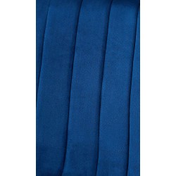 Silla de terciopelo azul Dijon Silla de terciopelo azul Dijon