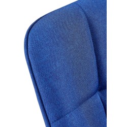 Silla de comedor Roseville en tela azul Silla de comedor Roseville en tela azul