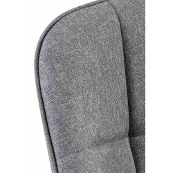 Silla de comedor Roseville en tela gris oscuro Silla de comedor Roseville en tela gris oscuro
