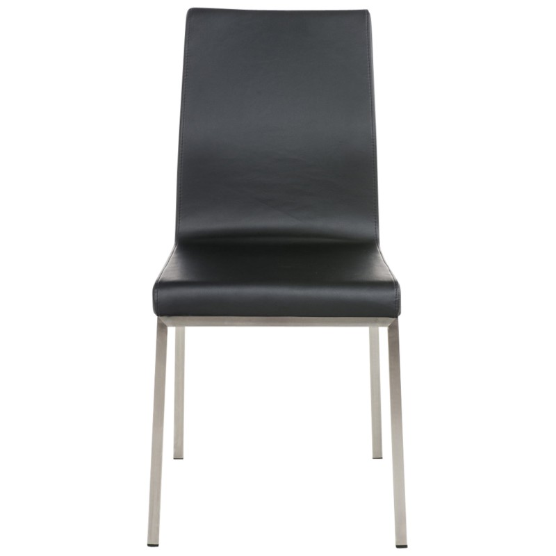 Juego de 2 sillas de comedor Colmar negras