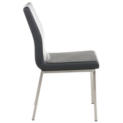 Juego de 2 sillas de comedor Colmar negras