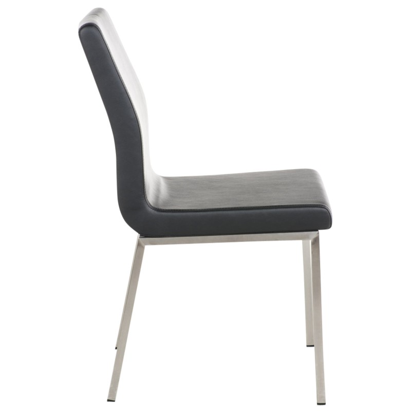 Juego de 2 sillas de comedor Colmar negras