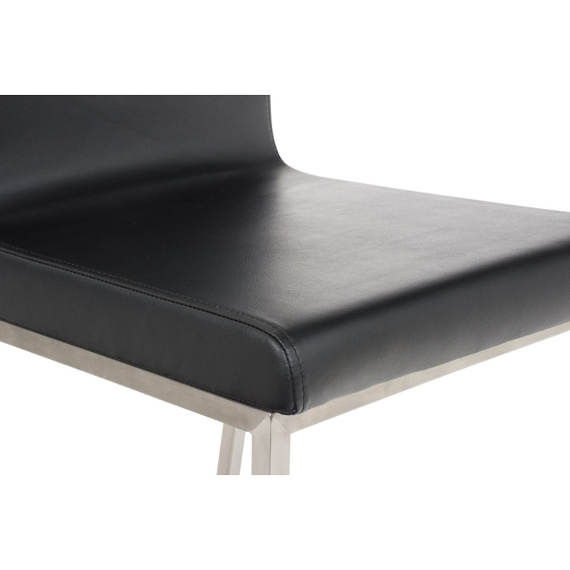 Juego de 2 sillas de comedor Colmar negras