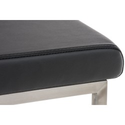 Juego de 2 sillas de comedor Colmar negras