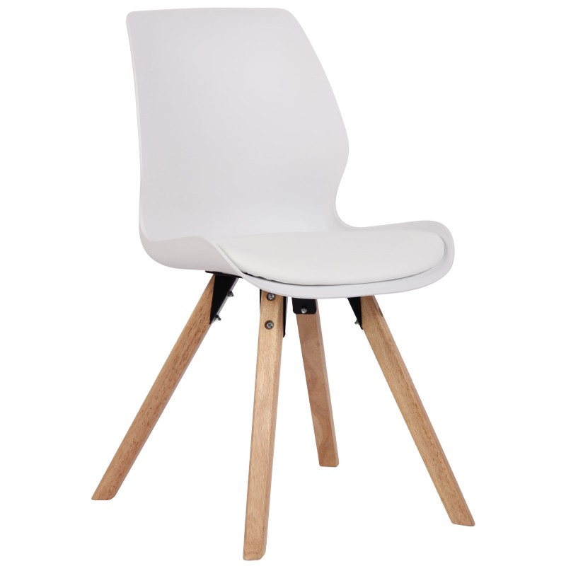 Silla Luna en plástico blanco Silla Luna en plástico blanco