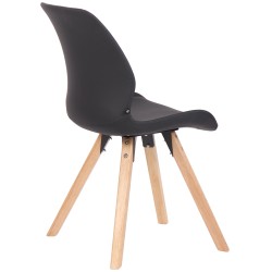 Silla Luna, símil piel negra Silla Luna, símil piel negra