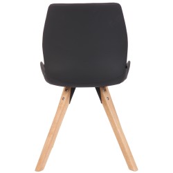 Silla Luna, símil piel negra Silla Luna, símil piel negra