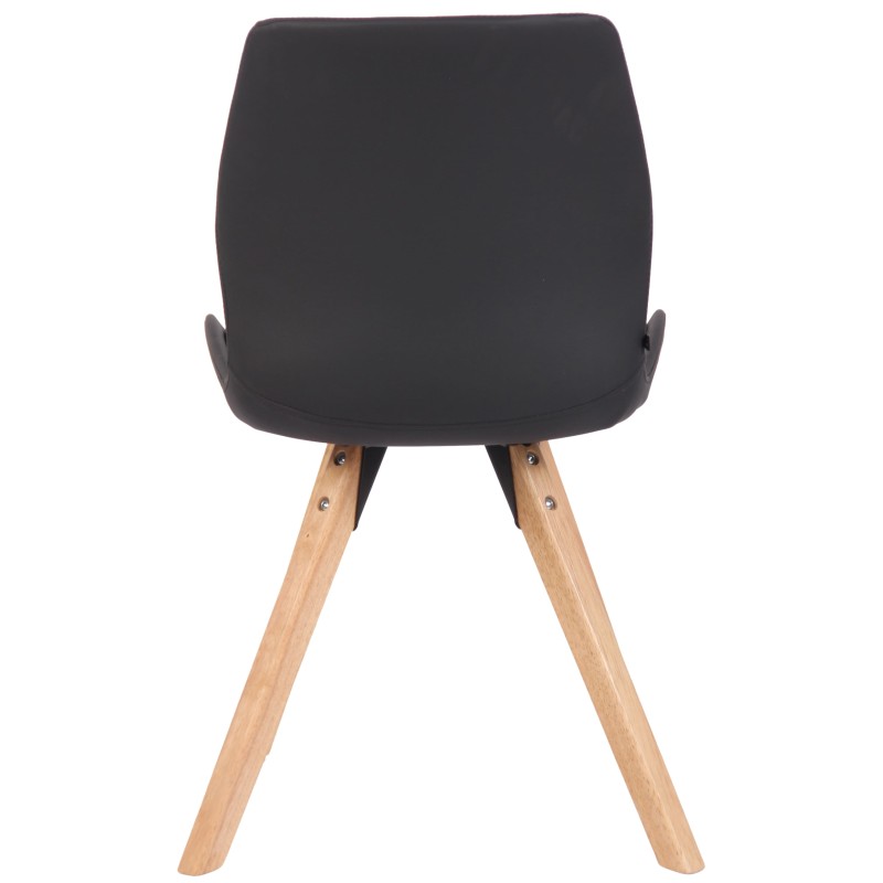 Silla Luna, símil piel negra Silla Luna, símil piel negra