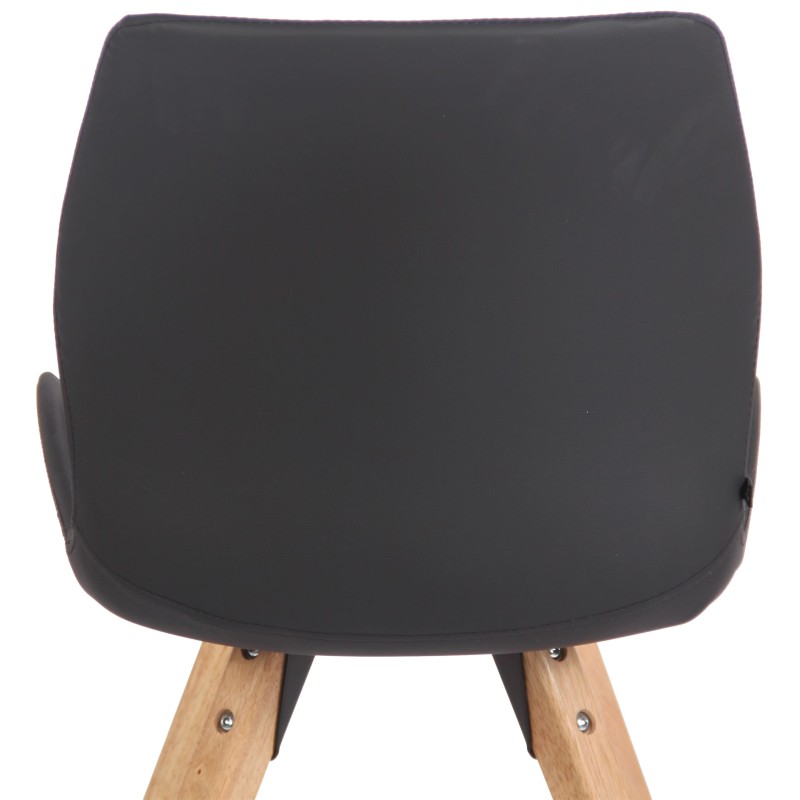 Silla Luna, símil piel negra Silla Luna, símil piel negra