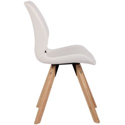 Silla Luna, símil piel blanca Silla Luna, símil piel blanca