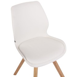 Silla Luna, símil piel blanca Silla Luna, símil piel blanca