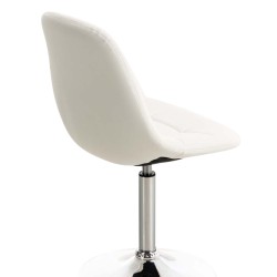 Conjunto de 2 sillas Emil, polipiel blanca Conjunto de 2 sillas Emil, polipiel blanca