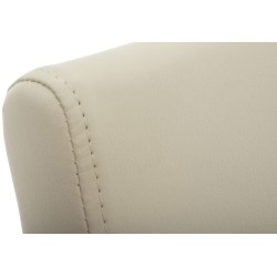 Juego de 2 sillas de comedor Colmar color crema Juego de 2 sillas de comedor Colmar color crema