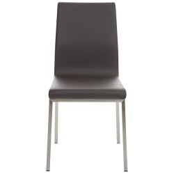 Juego de 2 sillas de comedor Colmar marrones Juego de 2 sillas de comedor Colmar marrones