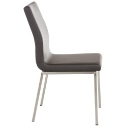 Juego de 2 sillas de comedor Colmar marrones Juego de 2 sillas de comedor Colmar marrones