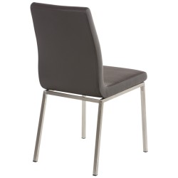 Juego de 2 sillas de comedor Colmar marrones Juego de 2 sillas de comedor Colmar marrones