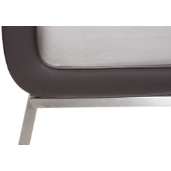 Juego de 2 sillas de comedor Colmar marrones Juego de 2 sillas de comedor Colmar marrones