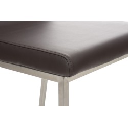 Juego de 2 sillas de comedor Colmar marrones Juego de 2 sillas de comedor Colmar marrones