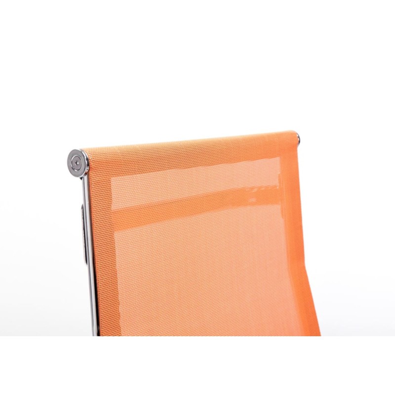 Juego de 2 sillas de visita Brenda color naranja