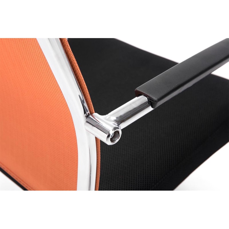 Juego de 2 sillas de visita Brenda color naranja