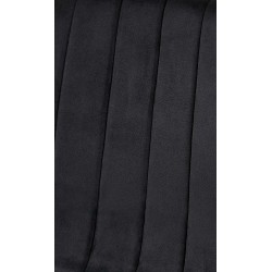 Conjunto de 4 sillas Dijon en terciopelo negro Conjunto de 4 sillas Dijon en terciopelo negro