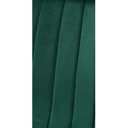 Juego de 4 sillas de terciopelo verde Dijon