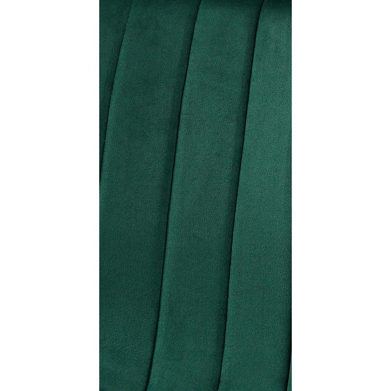 Juego de 4 sillas de terciopelo verde Dijon