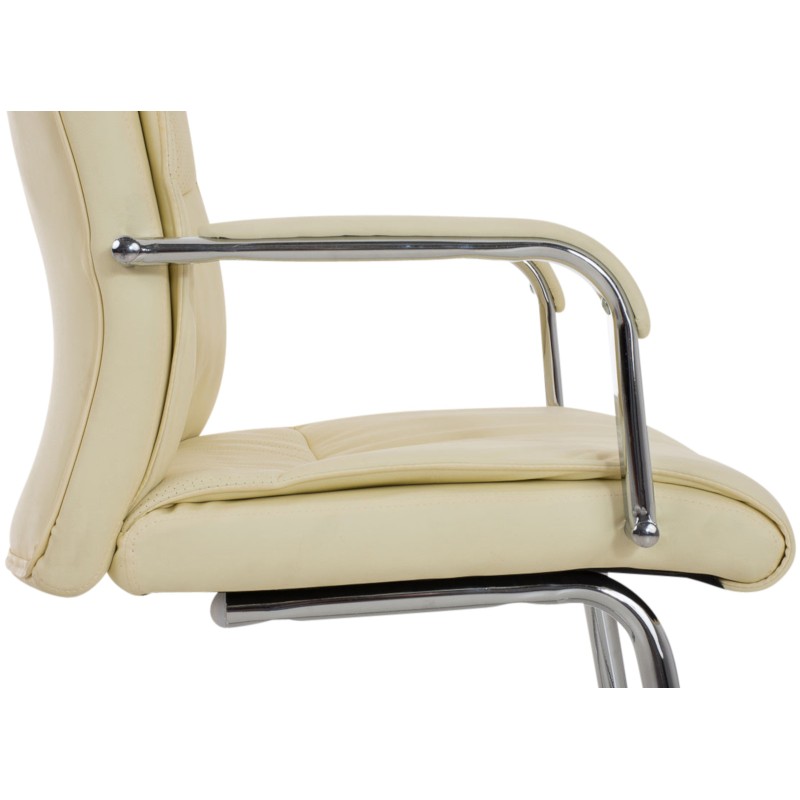 Conjunto de 2 sillas Caro en color crema