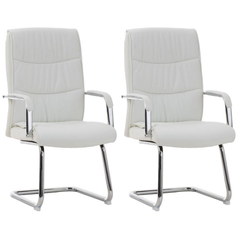 Juego de 2 sillas Caro blancas Juego de 2 sillas Caro blancas