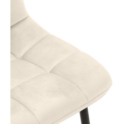 Silla de comedor color crema Antibes