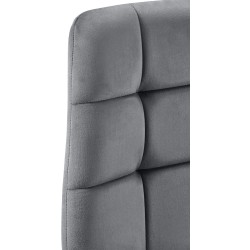 Juego de 4 sillas de comedor Antibes gris oscuro Juego de 4 sillas de comedor Antibes gris oscuro