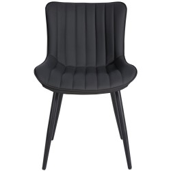 Silla Largo, símil piel negra Silla Largo, símil piel negra