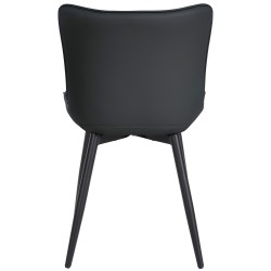 Silla Largo, símil piel negra Silla Largo, símil piel negra