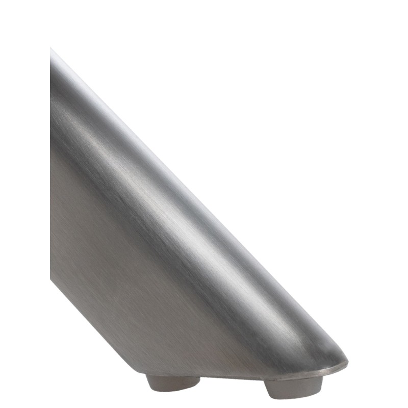 Silla de comedor tipo columpio de terciopelo y acero inoxidable color crema