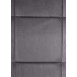 Silla de comedor Vermont en terciopelo gris oscuro Silla de comedor Vermont en terciopelo gris oscuro