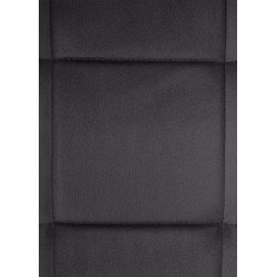 Silla de comedor Vermont en terciopelo negro Silla de comedor Vermont en terciopelo negro