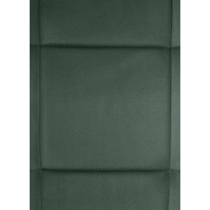 Silla de comedor Vermont en terciopelo verde oscuro