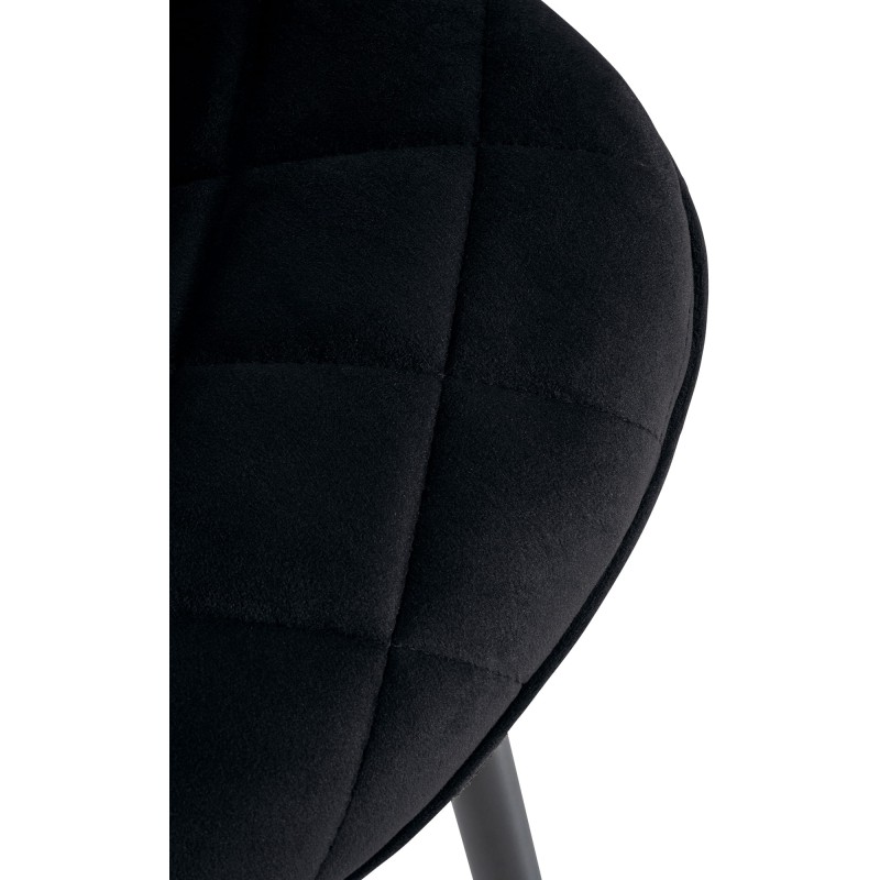 Silla Spring, terciopelo negro