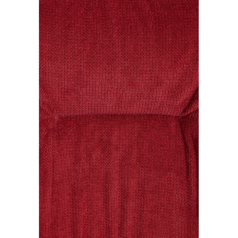 Silla de comedor Jules en tela roja