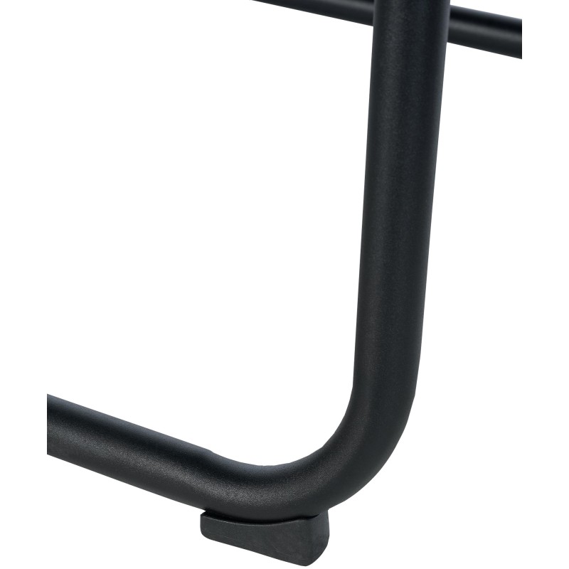 Silla de comedor Sievert negra/negra