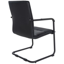Silla de comedor Seattle negra/negra Silla de comedor Seattle negra/negra