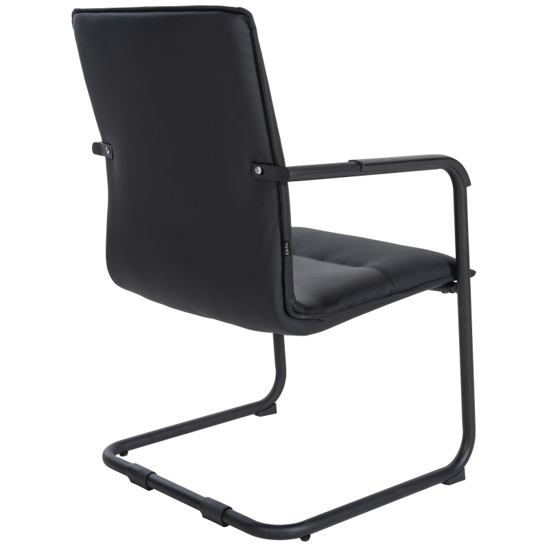 Silla de comedor Seattle negra/negra